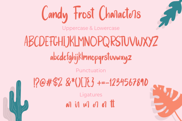 Candy Frost Font Poster 5