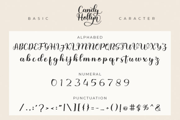 Candy Hollyn Font Poster 7