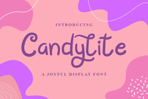 Candylite Font Poster 1