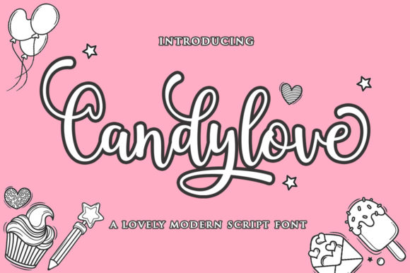 Candylove Font Poster 1