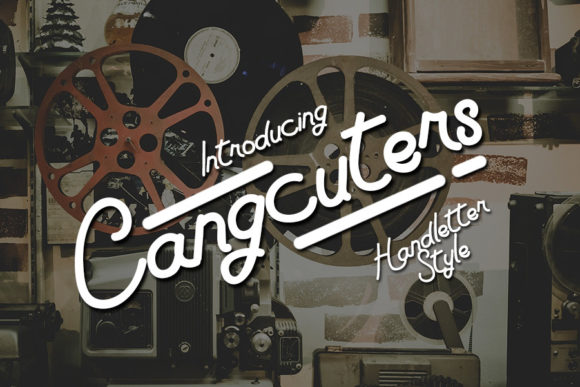 Cangcuters Font Poster 1
