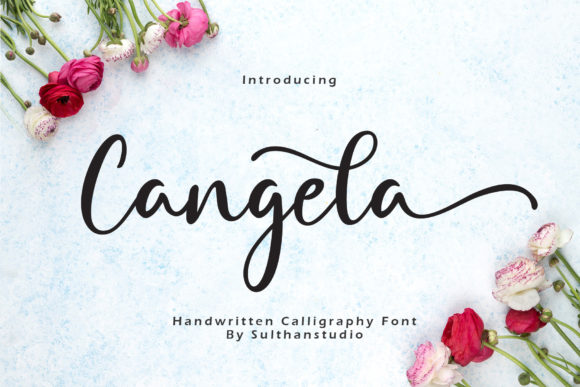 Cangela Font Poster 1