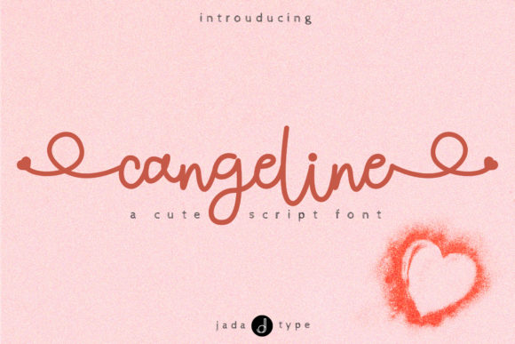 Cangeline Font Poster 1