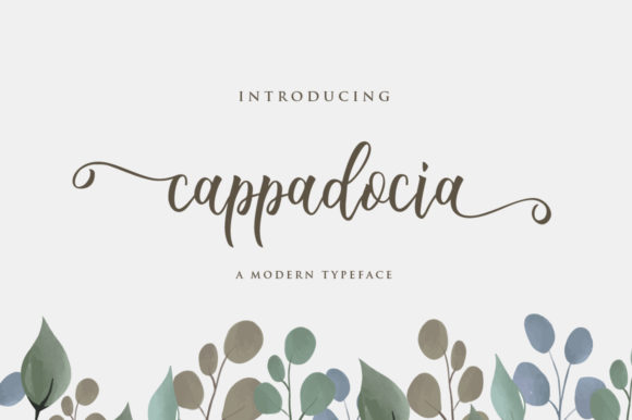 Cappadocia Font Poster 1