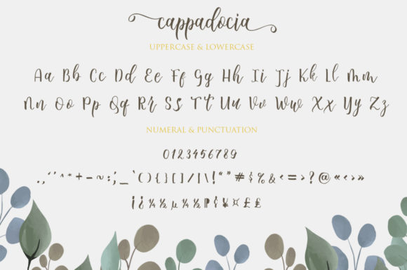 Cappadocia Font Poster 11