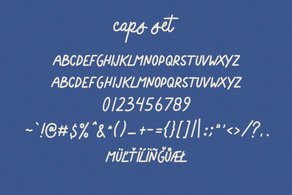 Capricorn Sign Font Poster 10