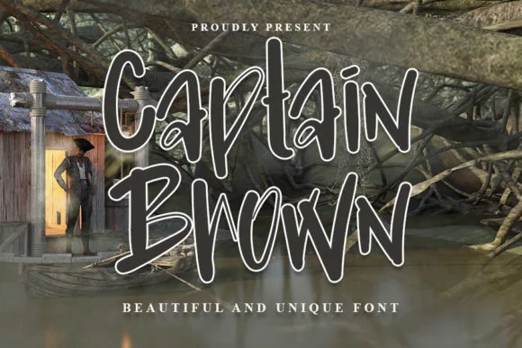 Captain Brown Font Poster 1