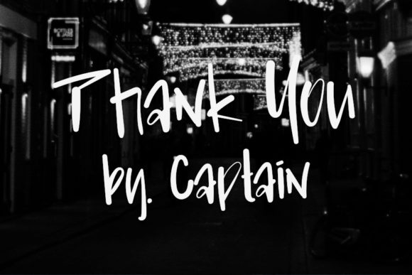 Captain Brown Font Poster 5