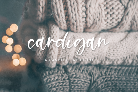 Cardigan Font Poster 1