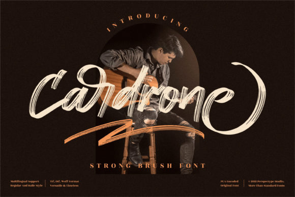 Cardrone Font Poster 1