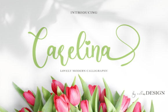 Carelina Font Poster 1