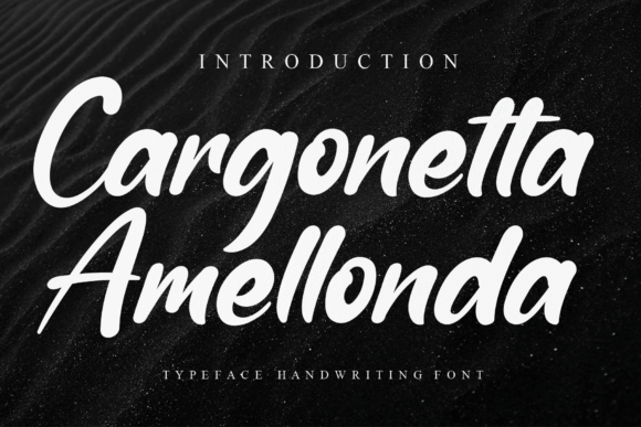 Cargonetta Amellonda Font Poster 1