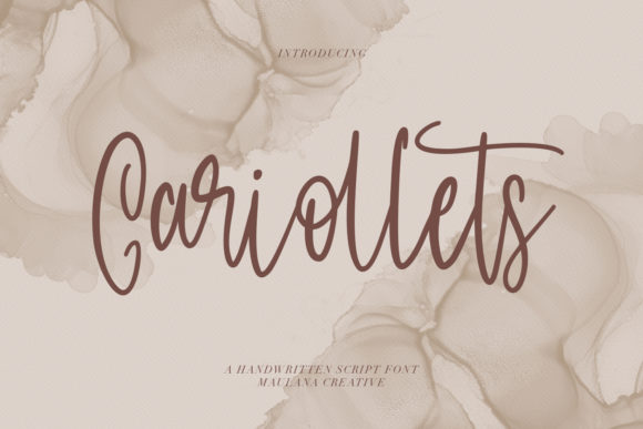 Cariollets Font Poster 1