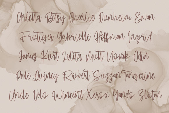 Cariollets Font Poster 10