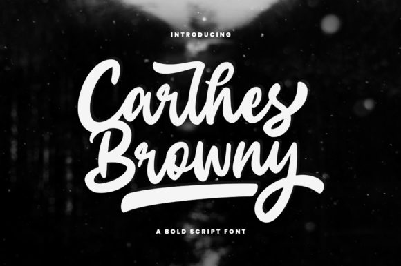 Carlhes Browny Script Font Poster 1