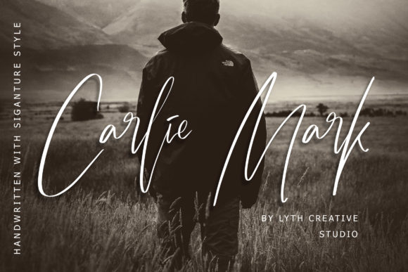 Carlie Mark Font Poster 1