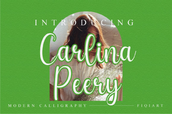Carlina Peery Font Poster 1
