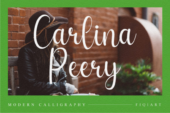 Carlina Peery Font Poster 3