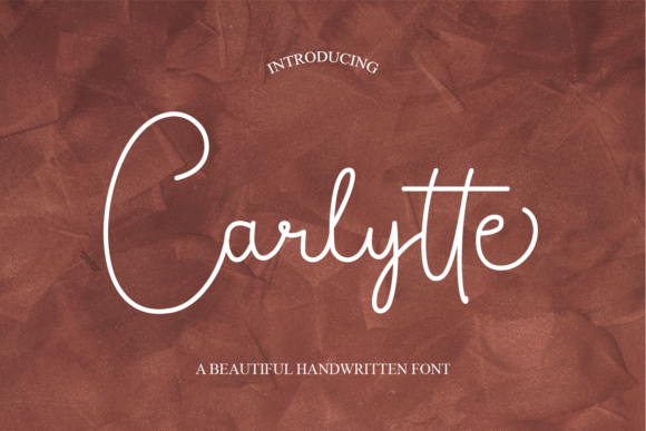 Carlytte Font Poster 1