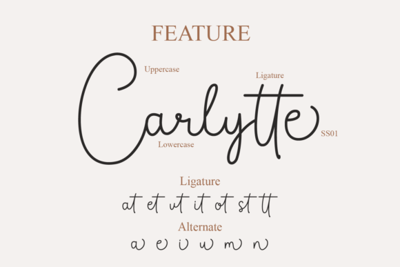 Carlytte Font Poster 7