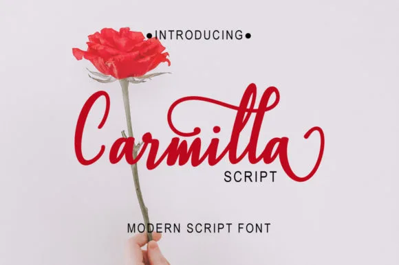 Carmilla Font Carmilla Font Poster 1