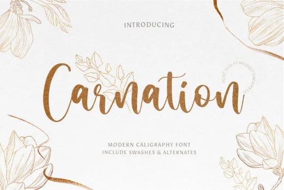 Carnation Font Carnation Font Poster 1