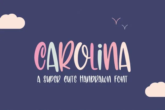 Carolina Font Carolina Font Poster 1