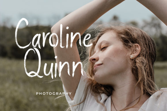 Caroline Quinn Font Poster 1