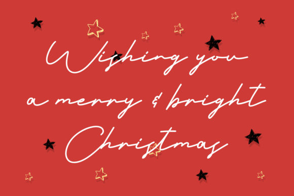 Carols Night Font Poster 2
