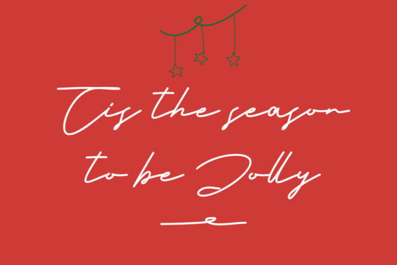 Carols Night Font Poster 3