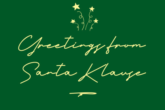 Carols Night Font Poster 4