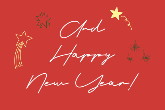 Carols Night Font Poster 5