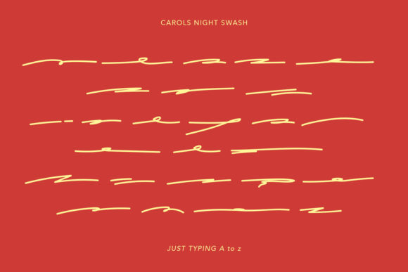 Carols Night Font Poster 7