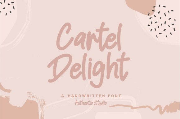 Cartel Delight Font Poster 1