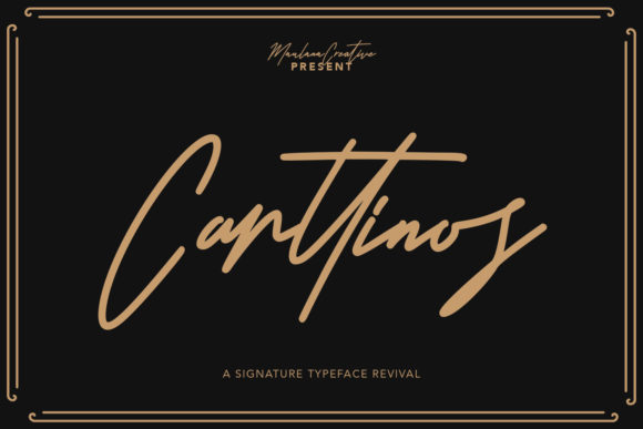 Carttinos Font Poster 1