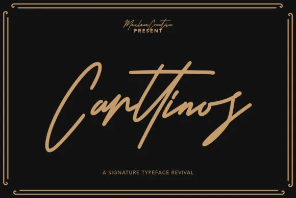 Carttinos Font Carttinos Font Poster 1