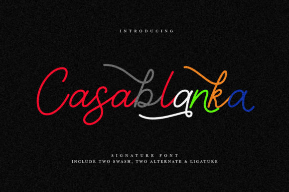 Casablanka Font