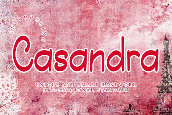 Casandra Font Poster 1