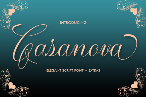 Casanova Font Poster 1