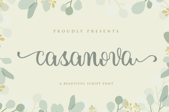 Casanova Font Poster 1
