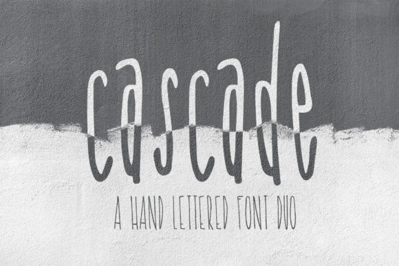Cascade Font Poster 1