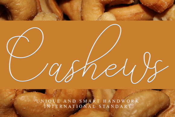 Cashews Font Poster 1