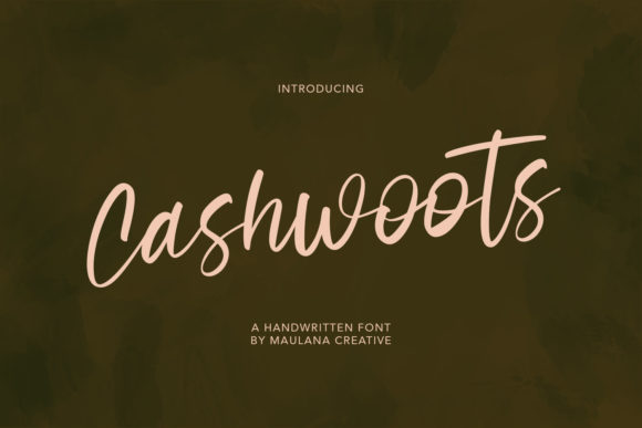 Cashwoots Font Poster 1
