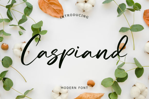 Caspiand Font Poster 1