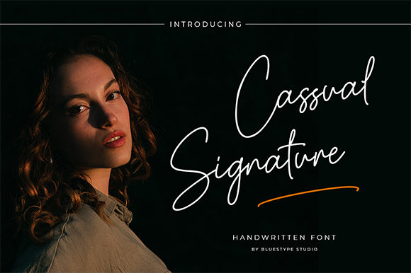 Cassual Signature Font Poster 1