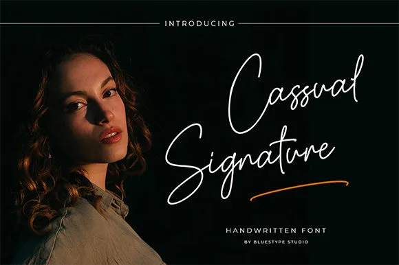 Cassual Signature Font Poster 1