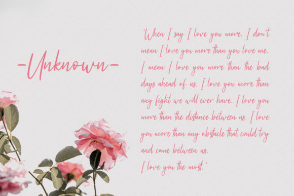 Castella Script Font Poster 2
