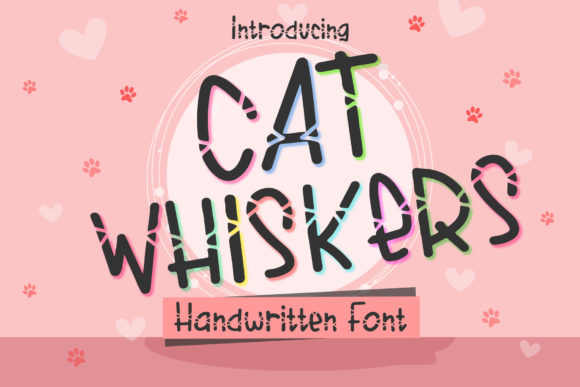 Cat Whiskers Font Poster 1