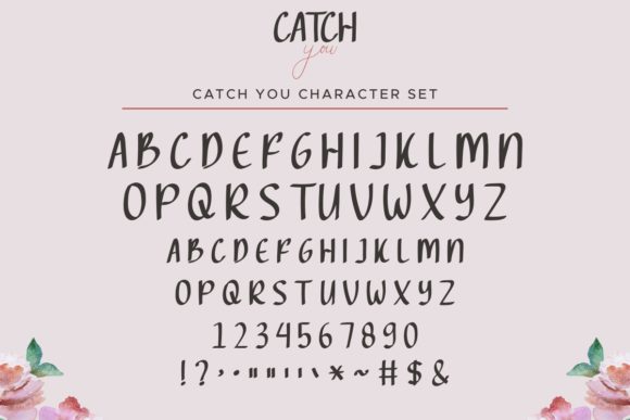 Catch You Font Poster 5
