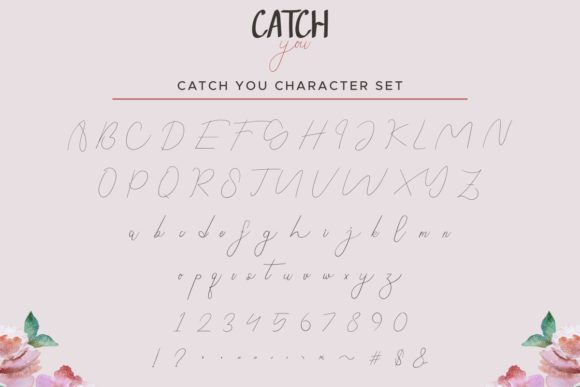 Catch You Font Poster 10